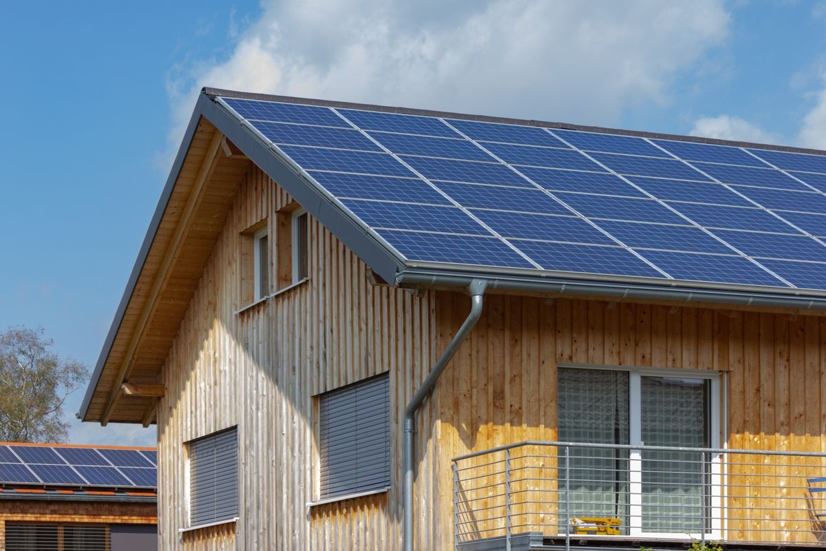 solar panel of modern building facades and details of village in south german bavaria countryside solar panel of modern building facades and details of village in south german bavaria countryside